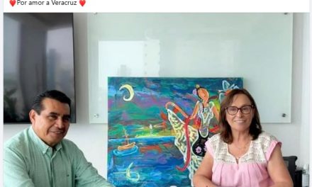 Esteban Bautista y Rocío Nahle reafirman compromiso de trabajar en unidad para los veracruzanos