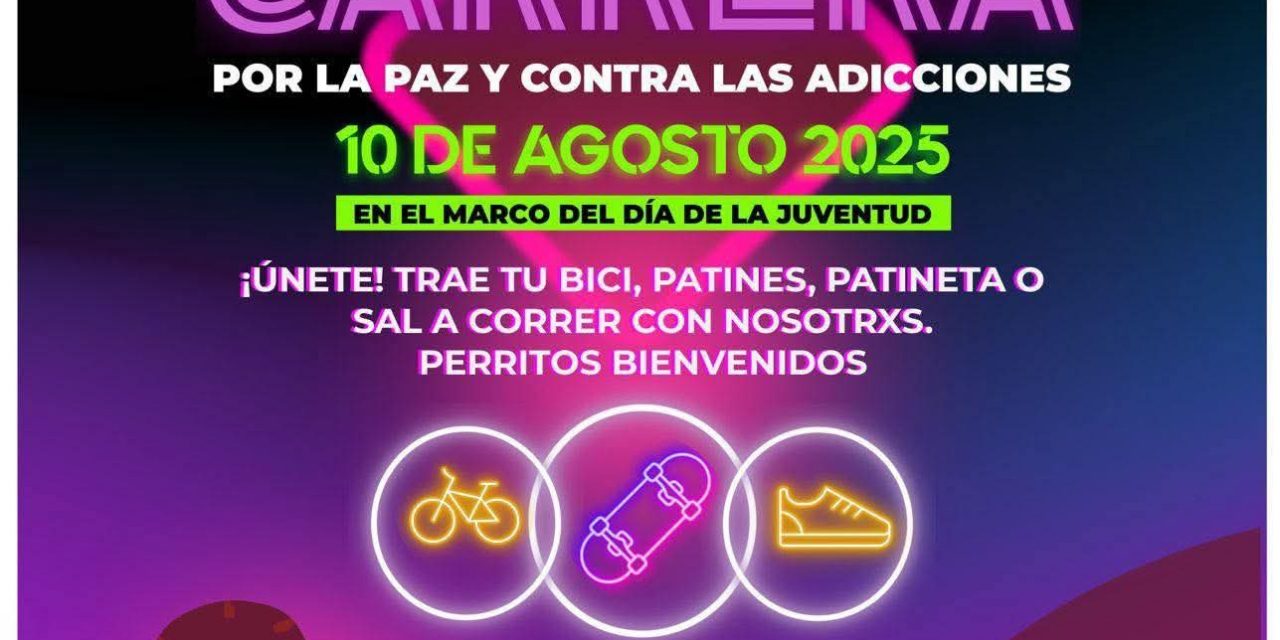 Todo listo para la rodada y caminata familiar