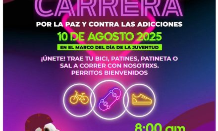Todo listo para la rodada y caminata familiar