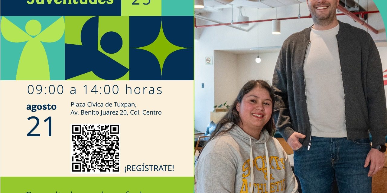 El próximo jueves 21 de agosto se realizará en Tuxpan la “Feria Nacional del Empleo para las Juventudes 2025”