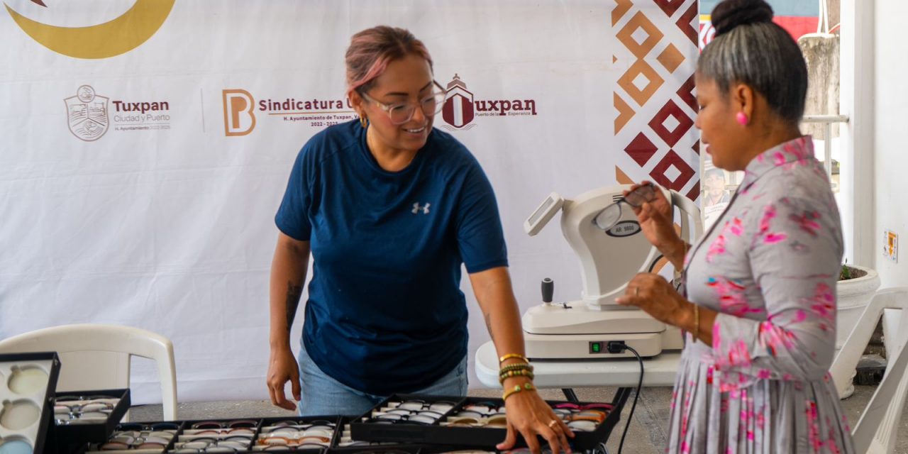 Las Jornadas Multidisciplinarias de la Sindicatura Única, con sus talleres, cortes de cabello y servicios oftalmológicos, son un gran apoyo para familias tuxpeñas