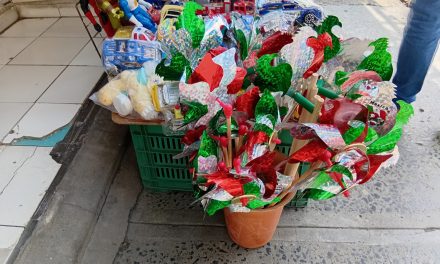 Vendedores ambulantes esperan poder vender sus productos en el mes patrio