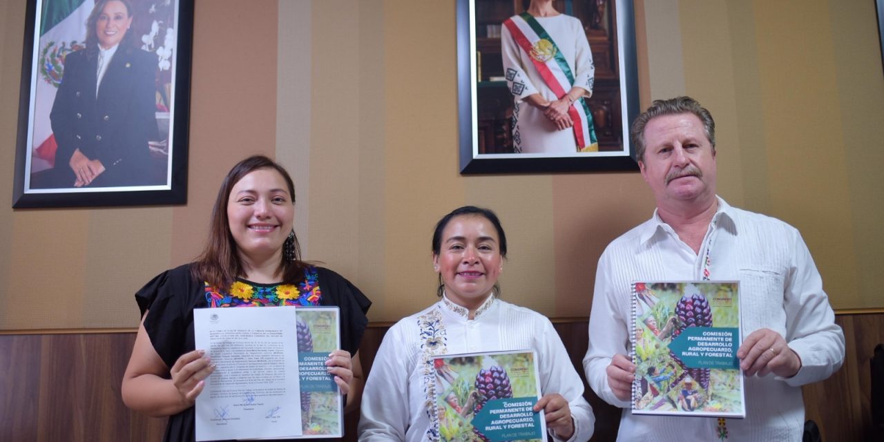 Presenta Comisión de Desarrollo Agropecuario su programa de trabajo