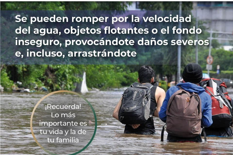 Continuamos en la temporada de lluvias y ciclones tropicales, por lo que debemos mantenernos atentos y seguir las recomendaciones de Protección Civil