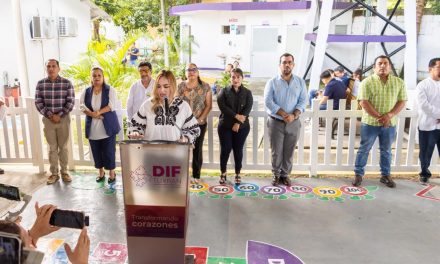 CAIC DIF Tuxpan estrena techado y área verde