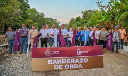 Inicia la construcción de guarniciones y banquetas en calles de las comunidades Ojite y Boca del Monte. El alcalde e integrantes del cuerpo edilicio dieron el banderazo de arranque