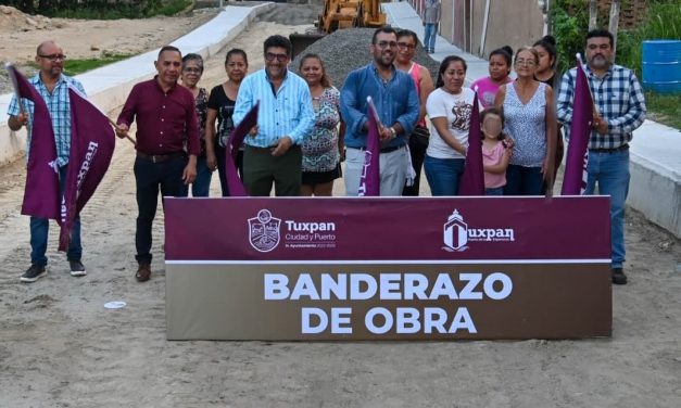 Gobierno de Tuxpan inicia 3 obras de urbanización en las colonias Ampliación Azteca y Escudero