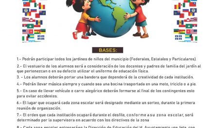 Gobierno de Tuxpan invita a jardines de niños a participar en el Desfile de las Naciones Unidas