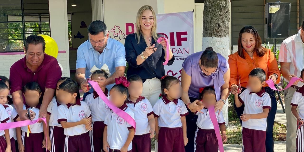 DIF Tuxpan entrega rehabilitación del CAIC Ojite