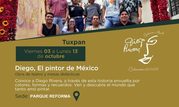 Mañana viernes 3 de octubre gran inauguración de la Galería Abierta Diego Rivera, en el Parque Reforma