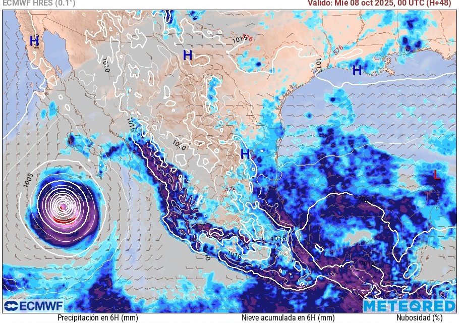 Protección Civil ha emitido una “Alerta Gris” por lluvias a partir de mañana martes, hasta el viernes. Las más intensas se presentarán el miércoles y jueves