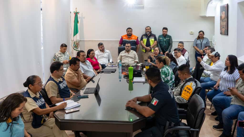 Sesionó el Consejo Municipal de Protección Civil y se tomaron acciones para priorizar la prevención y el auxilio a la población, ante la crecida del río Tuxpan