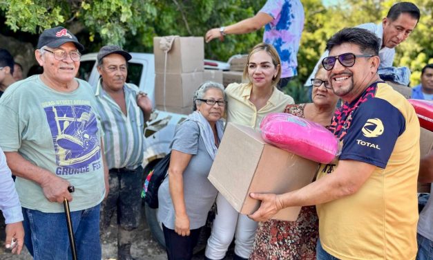 DIF Tuxpan garantiza la entrega de apoyos a damnificados