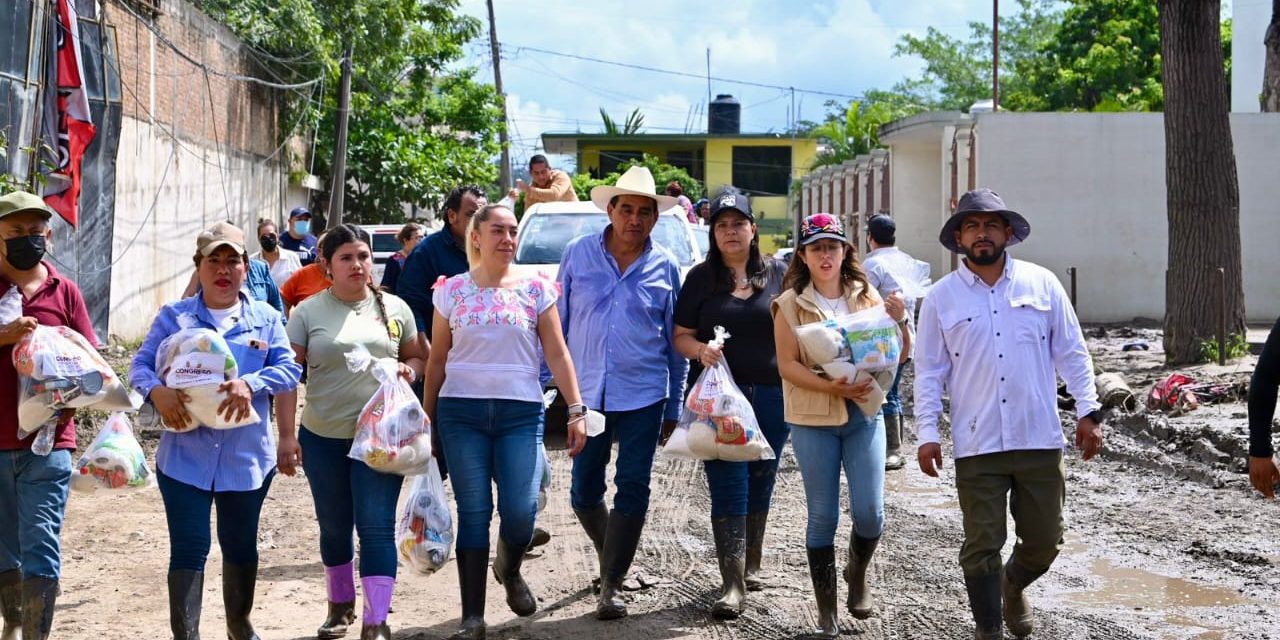 Lleva Congreso ayuda humanitaria a damnificados del norte de Veracruz
