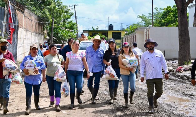 Lleva Congreso ayuda humanitaria a damnificados del norte de Veracruz