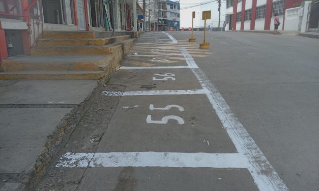 Inician marcación de los espacios para la Plaza de Todos Santos