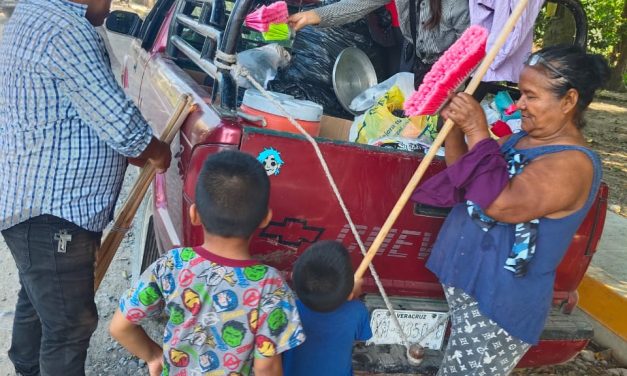Agrupación Ciudadana Voladores y Artesanos Cachikin, llevan ayuda