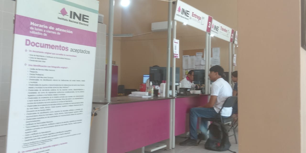 Módulos del INE facilita trámite de Reimpresión de Credenciales