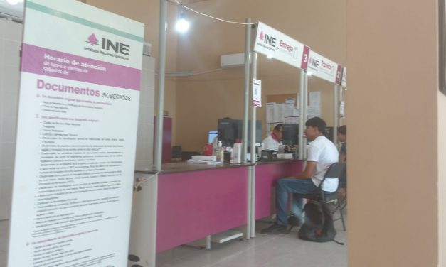 Módulos del INE facilita trámite de Reimpresión de Credenciales