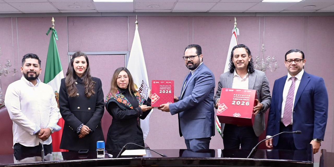 Recibe Congreso de Veracruz el proyecto de Presupuesto de Egresos 2026