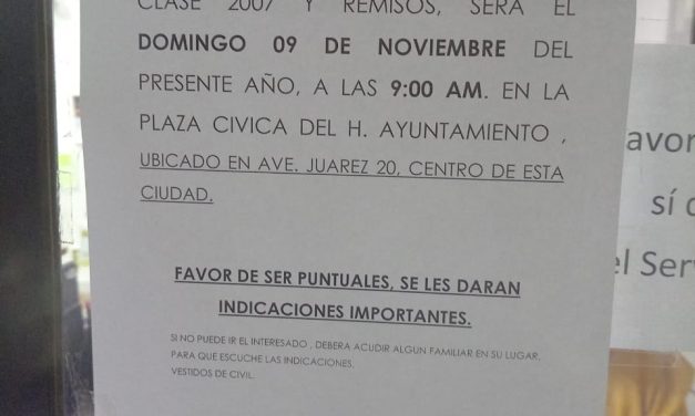 Este domingo 9 de Noviembre se realiza el Sorteo