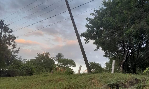 Piden apoyo para retirar poste