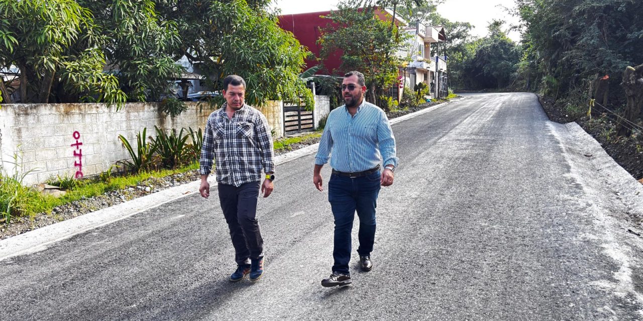 Se llevan a cabo supervisiones de obras en colonias y comunidades de Tuxpan para su entrega en tiempo y forma