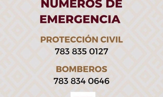 Esta noche el Gobierno de Tuxpan recomienda a la población tomar precauciones por las lluvias que estará generando el Frente Frío 16.