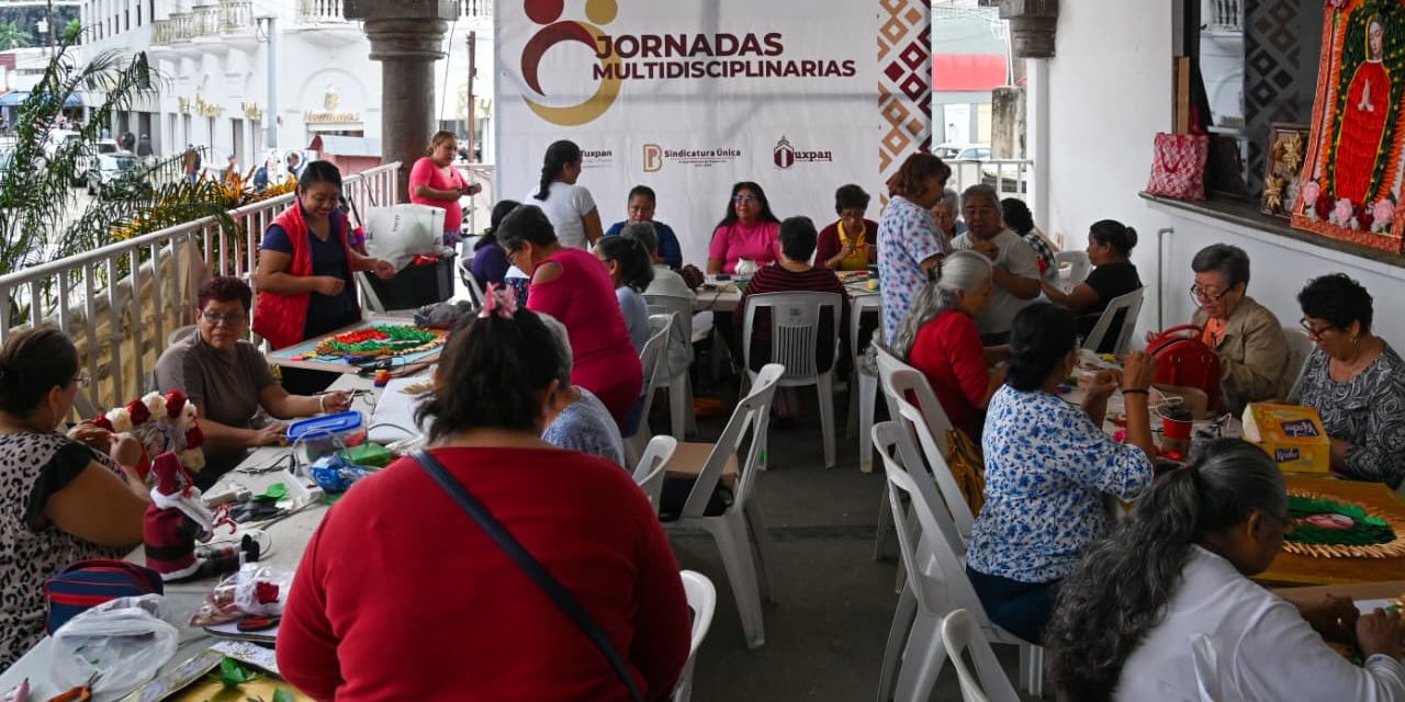 Jornadas multidisciplinarias apoyan emprendimiento de familias tuxpeñas.