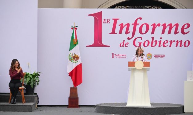 Congreso de Veracruz, presente en el Primer Informe de la gobernadora Rocío Nahle