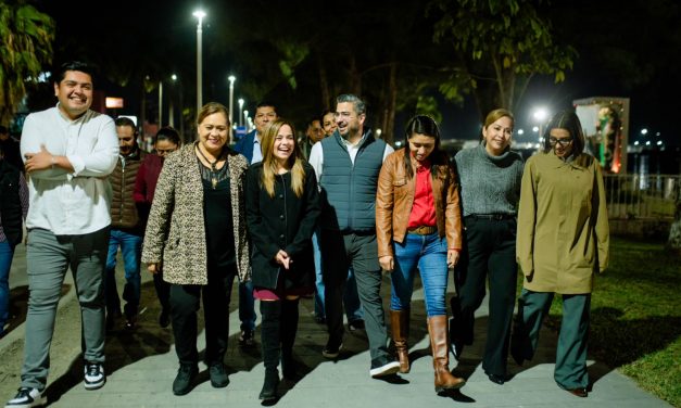 Daniel Cortina ilumina Tuxpan: Reactiva más de 400 luminarias en el bulevar de Tuxpan