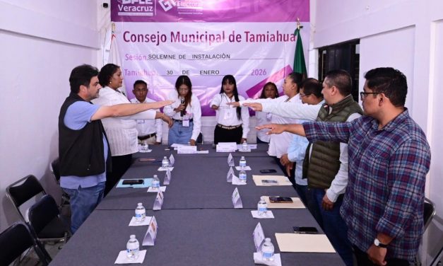 Se llevó a cabo la Sesión Solemne de Instalación del Consejo Municipal de Tamiahua en el marco del Proceso Electoral Local Extraordinario 2026