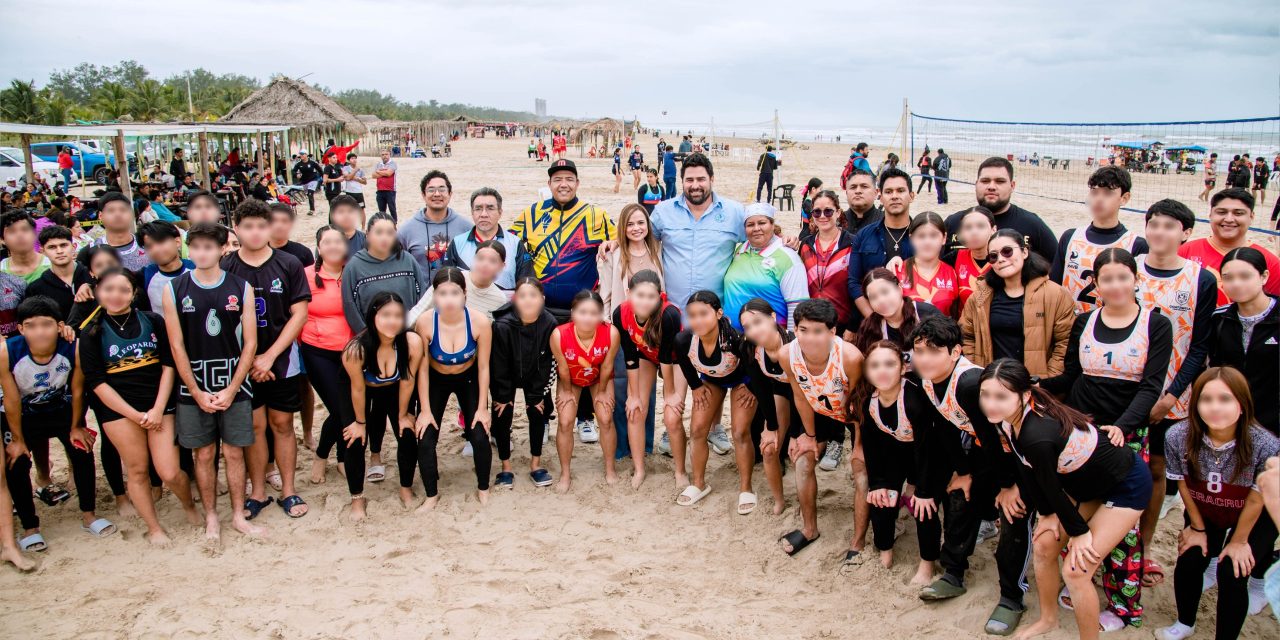 Tuxpan, sede de la eliminatoria regional de voleibol de playa rumbo a la Olimpiada Nacional 2026