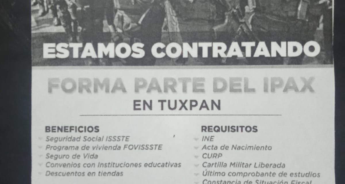 Lanza Convocatoria el IPAX