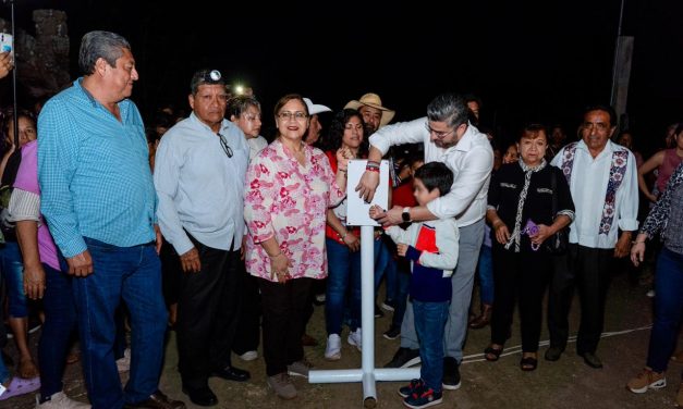El Sacrificio deja atrás la oscuridad: Gobierno Municipal enciende 75 luminarias