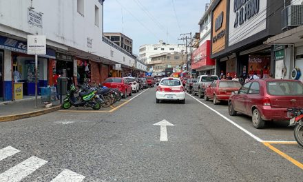 Realizan Balizamiento en la Zona Centro