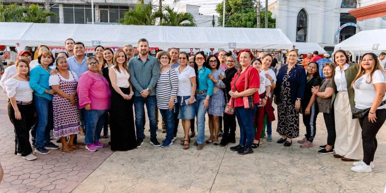 Tuxpan impulsa el comercio local con la inauguración del Bazar 14 de Febrero