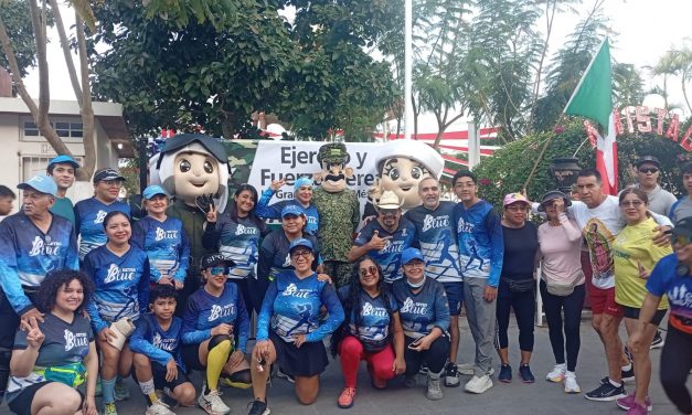 Ejército Mexicano realiza carrera deportiva en Ciudad Cuauhtémoc.