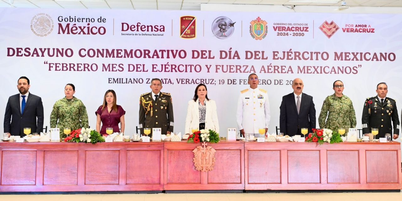 Conmemora Congreso de Veracruz el Día del Ejército Mexicano