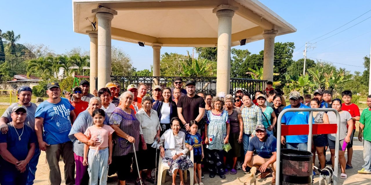 Trabajo coordinado devuelve vida al parque de Chomotla