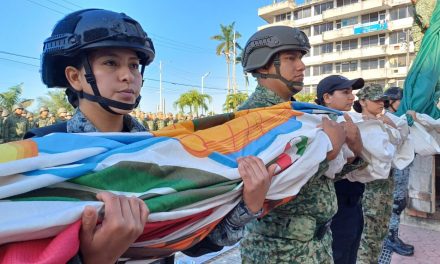 CEREMONIA CÍVICA DEL DÍA DE LA BANDERA EN TUXPAN, VER.
