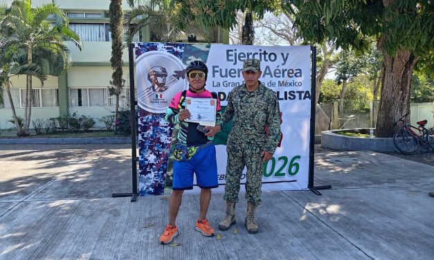 El 51/o. Batallón de Infantería sorprendente con rodada ciclista en Pueblo Viejo