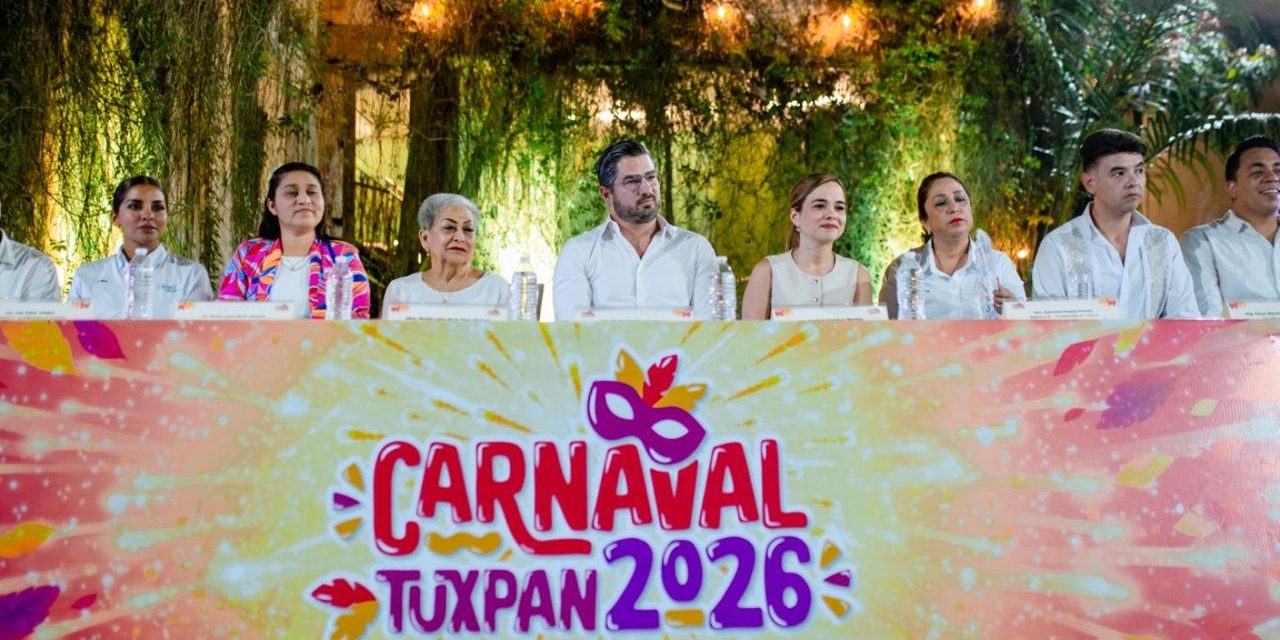 Presentan Comité del Carnaval Tuxpan 2026