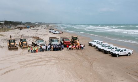 Intensifican labores de limpieza en zona de playa previo al periodo vacacional de Semana Santa