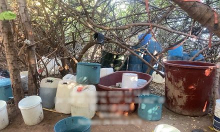 Marina coadyuvancia con SSPC, localiza laboratorio clandestino en el poblado “El Tule”, Culiacán, Sinaloa