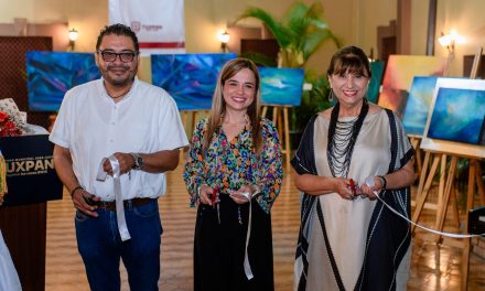 Inauguran exposición pictórica “Tuxpan: Donde la luz se hace agua” de la artista Margarita Chacón Bache