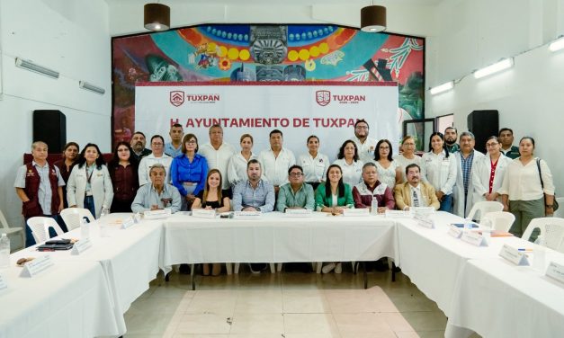 Instalan Comité Municipal de Salud en Tuxpan para fortalecer la atención y prevención sanitaria