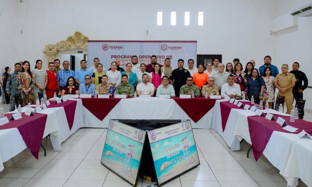 Presentan en Tuxpan el Programa Operativo de Semana Santa 2026
