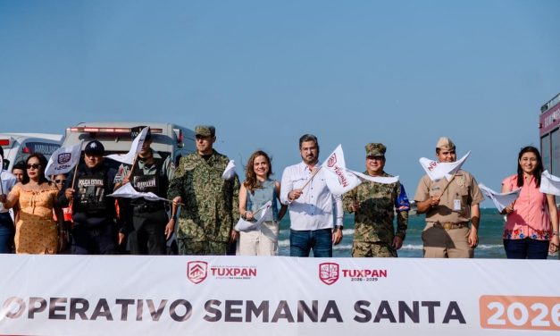 Tuxpan da banderazo al Operativo Semana Santa 2026 con amplio despliegue interinstitucional