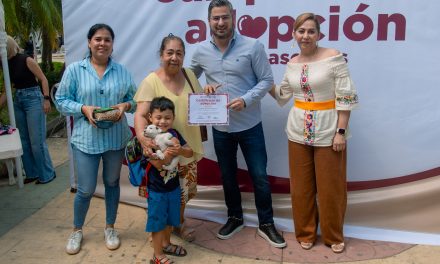 Tuxpan impulsa el bienestar animal con exitosa campaña de adopción